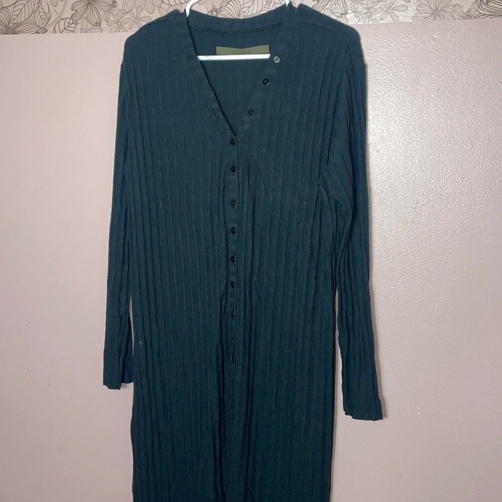 Enza Costa Ribbed Cotton Knit Cardigan